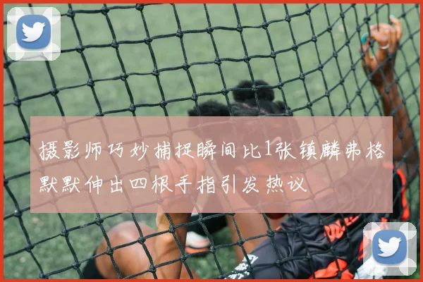摄影师巧妙捕捉瞬间比1张镇麟弗格默默伸出四根手指引发热议
